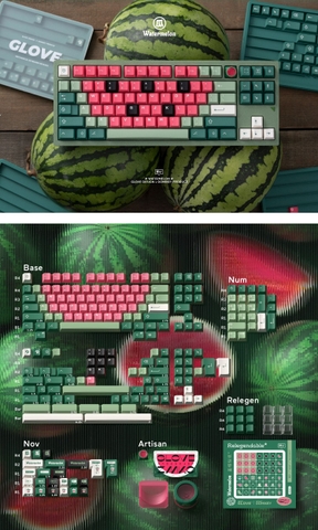 Keycap Cherry Domikey x Glove Watermelon