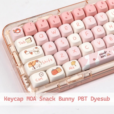 [In-stock] Keycap MOA Snack Bunny PBT Dyesub