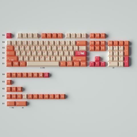 Keycap Cherry Orange Boi PBT dyesub