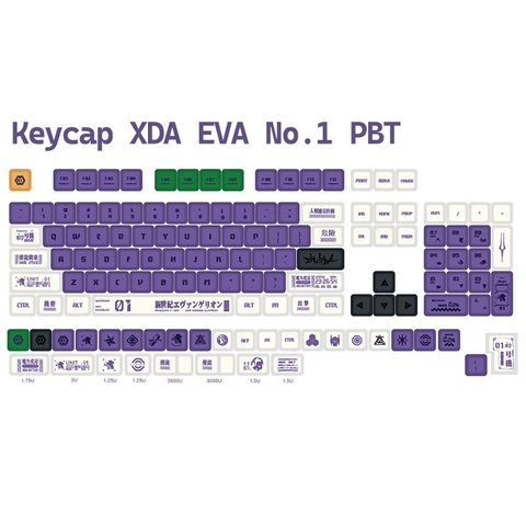 [In-stock] Keycap XDA EVA No.1 PBT Dyesub