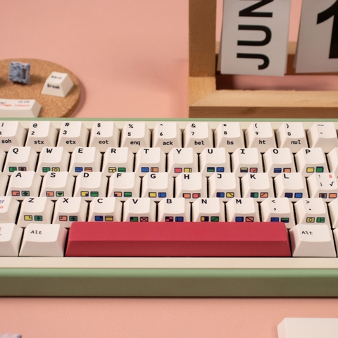 Keycap Cherry C64 trắng PBT dyesub