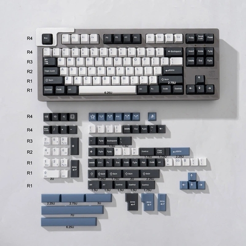 [In Stock] Keycap Cherry Aifei Icon Arctic ABS Doubleshot