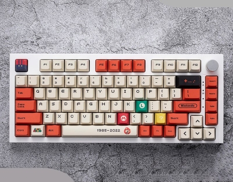[In-stock] Keycap Cherry Mario PBT Dyesub-Red