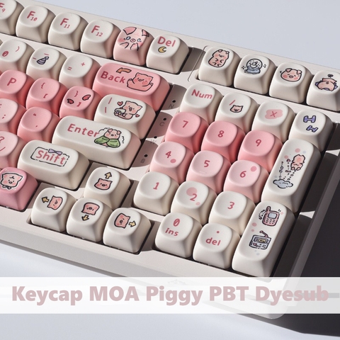 [In-stock] Keycap MOA Piggy PBT Dyesub