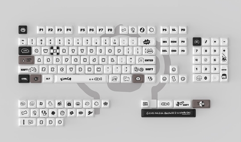 [In-stock] Keycap MOA Chó Mèo PBT Dyesub