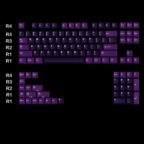 Keycap Cherry Aifei Purpurite ABS Double shot
