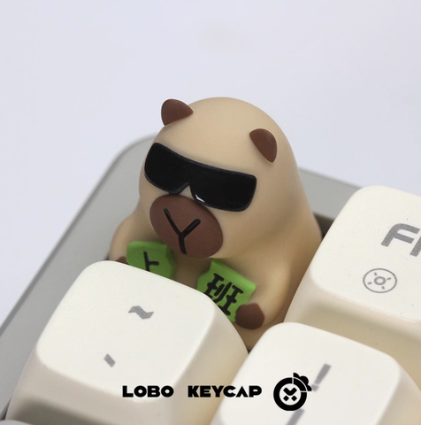 [In-stock] Keycap Lobo Artisan Capybara