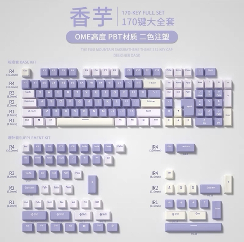Keycap OEM PBT Doubleshot Sugar65