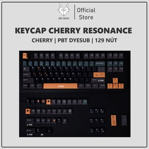 [In Stock] Keycap Cherry Resonance PBT Dyesub