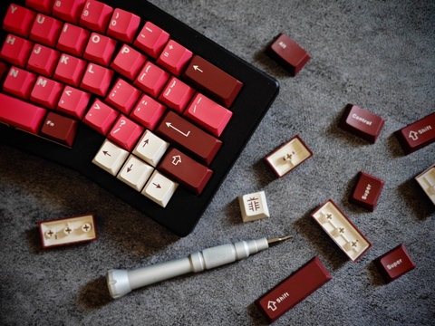 Keycap Cherry Aifei Golden Velvet ABS Doubleshot