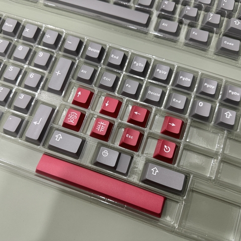 Keycap Cherry ABS Doubleshot Aifei Icon Modern Bean - Grey