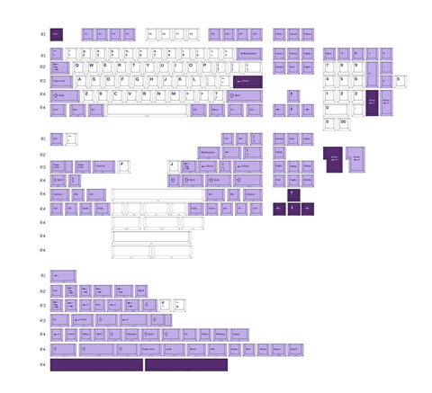 Keycap WS Lavender Bliss