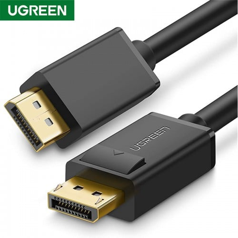 Cáp Displayport to Displayport 1.2 Ugreen DP102 dài 1m - 5m, hỗ trợ 4K@60Hz Chính Hãng