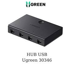Bộ Chia Sẻ USB 2.0 4 Máy Tính Một Máy In Ugreen 30346