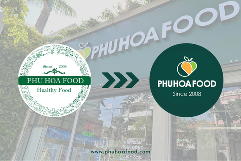 PHUHOAFOOD chính thức đổi logo nhận diện thương hiệu