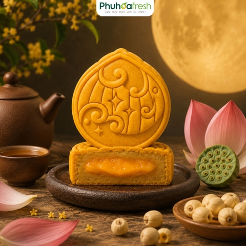 Bánh Trung Thu Vị Lava Trứng Chảy 120g - Cái Lò Nướng
