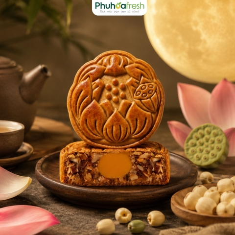 Bánh Trung Thu Vị Thập Cẩm Lạp Vịt 150g - Cái Lò Nướng