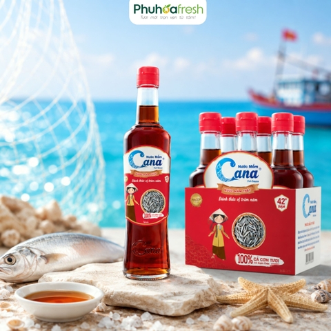 Nước Mắm Cana 42 độ đạm 50ml (lốc 6 chai)