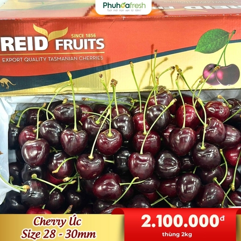 Cherry Úc Size 28-30mm thùng 2kg