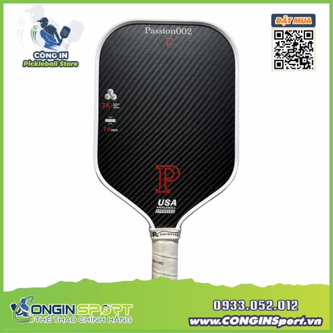 VỢT PICKLEBALL PASSION002 THƯƠNG HIỆU MỸ - 3K Carbon Fiber