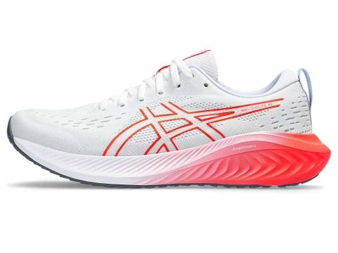 Giày Chạy Bộ Nữ Asics Gel-Excite 10 - White/Sunrise Red