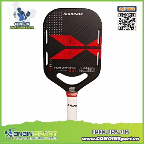 VỢT PICKLEBALL ARRONAX CHÍNH HÃNG  Performance 001 Sợi Carbon T700 cao cấp, chuẩn USAPA