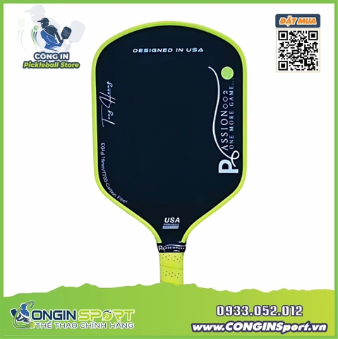 VỢT PICKLEBALL PASSION002 THƯƠNG HIỆU MỸ - PRO3 T700 Carbon Fiber