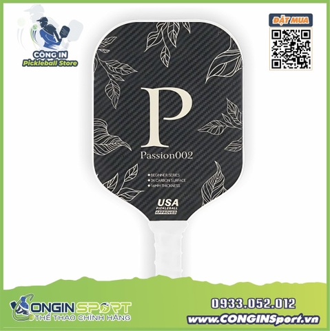 VỢT PICKLEBALL PASSION002 THƯƠNG HIỆU MỸ - 3K Carbon Fiber