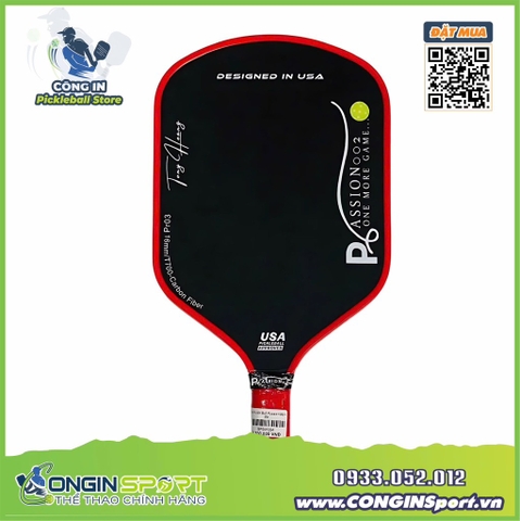 VỢT PICKLEBALL PASSION002 THƯƠNG HIỆU MỸ - PRO3 T700 Carbon Fiber