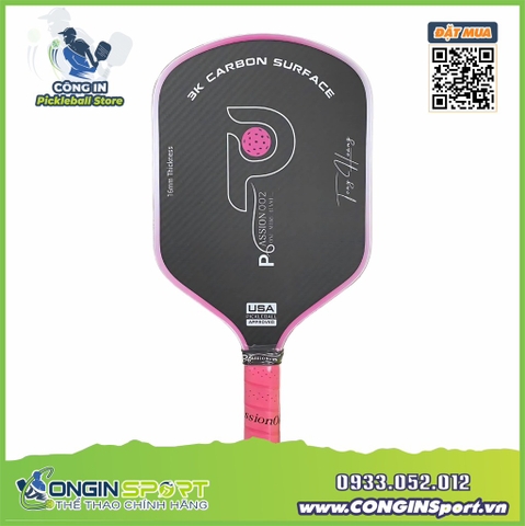 VỢT PICKLEBALL PASSION002 THƯƠNG HIỆU MỸ - 3K Carbon Surface