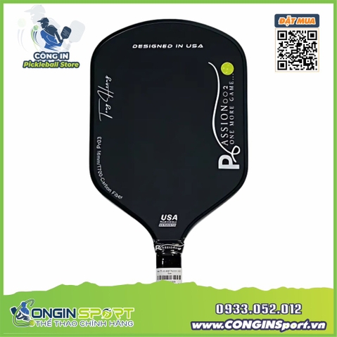 VỢT PICKLEBALL PASSION002 THƯƠNG HIỆU MỸ - PRO3 T700 Carbon Fiber