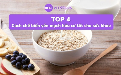 Top 4 cách chế biến yến mạch hữu cơ tốt cho sức khỏe