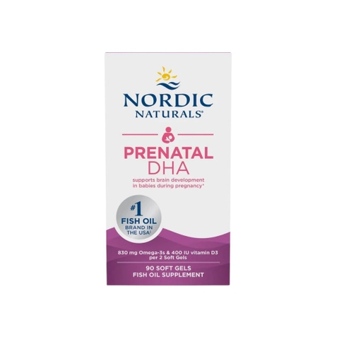 Viên Uống DHA Nordic Naturals Prenatal Dành Cho Mẹ Bầu 90 Viên