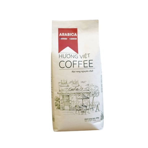 Cà phê Hương Việt 100% Arabica rang mộc gói 500g - Made in Việt Nam