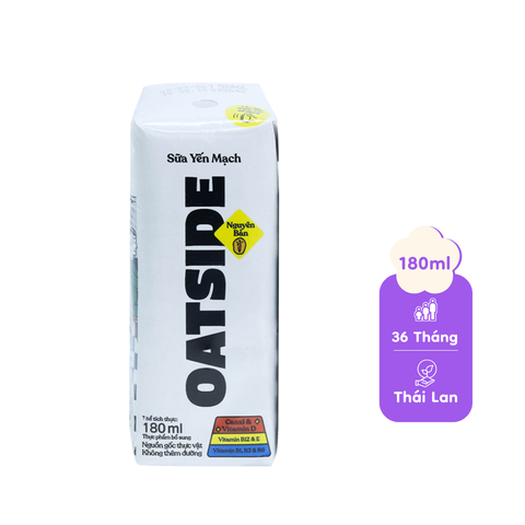 Sữa yến mạch vị nguyên bản OATSIDE 180ml