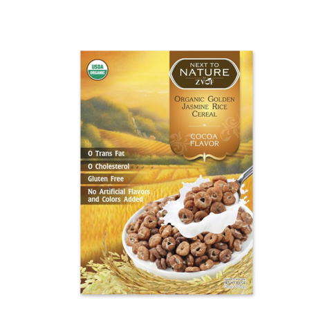 Ngũ cốc gạo Jasmine vàng hữu cơ Zvof vị ca cao 35g x 7 gói (Từ 18 tháng tuổi)