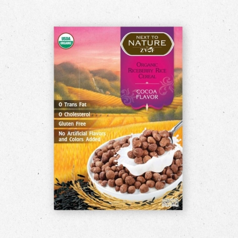 Ngũ cốc gạo tím hữu cơ Zvof vị ca cao 35g x 7 gói (Từ 18 tháng tuổi)