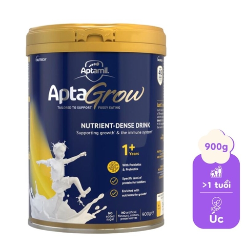 Sữa dinh dưỡng AptaGrow 900g 1+