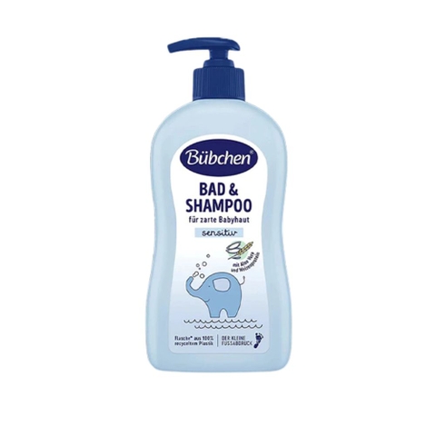 Sữa tắm gội thuần chay chăm sóc da tóc dịu nhẹ Bubchen Bad&Shampoo (Dùng cho bé từ sơ sinh)