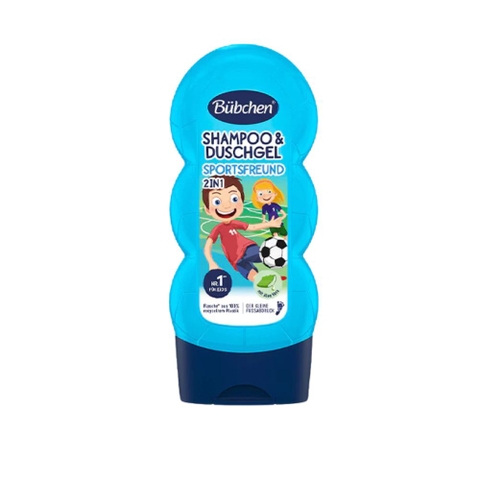 Sữa tắm gội thuần chay chiết xuất Lô gội mát lạnh Bubchen Sportsfreund (Dùng cho bé từ 3 tuổi trở lên)