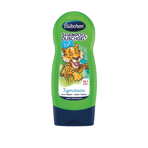 Sữa tắm gội thuần chay hương táo xanh Bubchen Tigerwasche (Dùng cho bé từ 3 tuổi trở lên)
