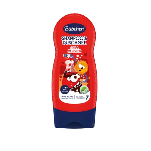 Sữa tắm gội thuần chay hương Cola The Bubchen Cola Monster 230 ml (Dùng cho bé từ 3 tuổi trở lên)