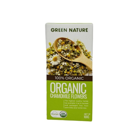 Hoa cúc la mã nguyên bông hữu cơ - hiệu Green Nature 100gr