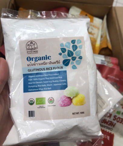 Bột gạo hữu cơ - Nếp - 100g