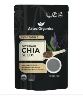 Hạt chia hữu cơ - Aztec Organics 100gr
