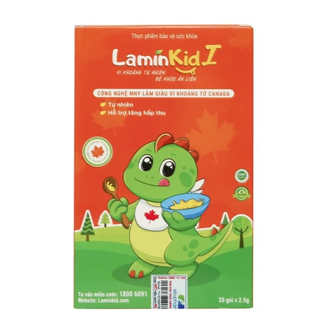 Cốm sữa LaminKid kích thích ăn ngon, tăng đề kháng (Hộp 20 gói)