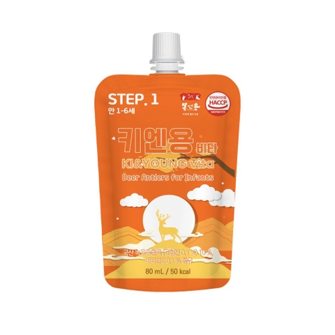 Nước nhung hươu Vitamin Ki&Young 80ml 12M+