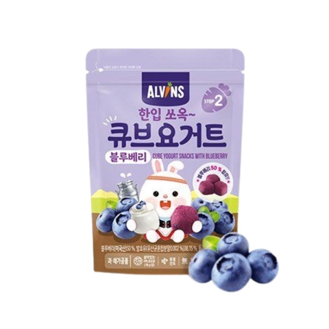 Sữa chua khô sấy lạnh cho bé vị việt quất Alvins 16g