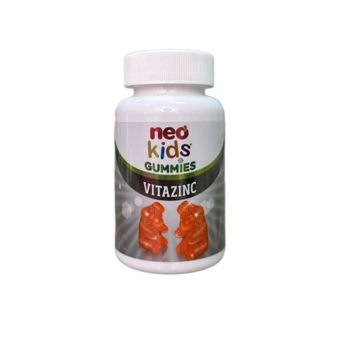 Viên nhai Neo Kids Gummies Kẽm hữu cơ hộp 60v - bổ sung kẽm cho bé