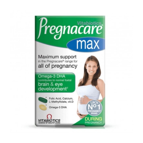 Vitamin bà bầu Pregnacare Max 84 viên (mẫu mới) - Anh Quốc